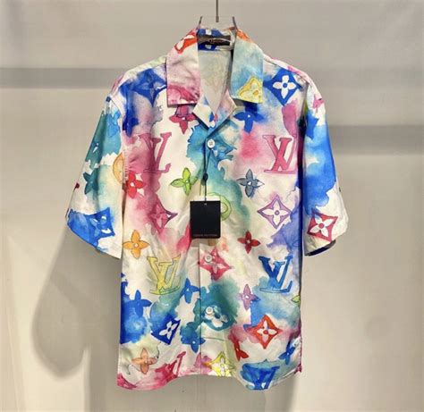 louis vuitton watercolor shirt|louis vuitton t shirts.